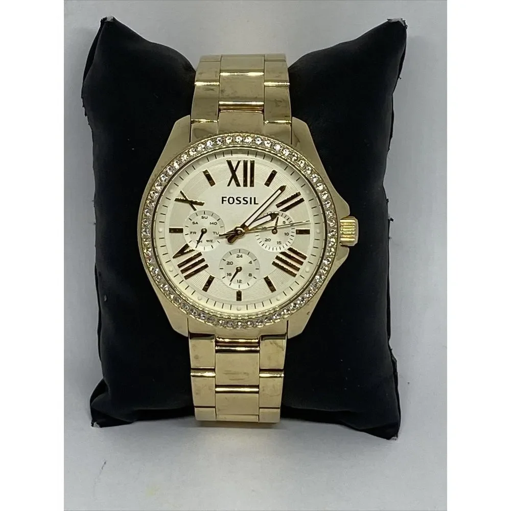 Fossil Cecile AM4482 Womens Stainless Steel Analog Dial Quartz Wrist Watch UC168